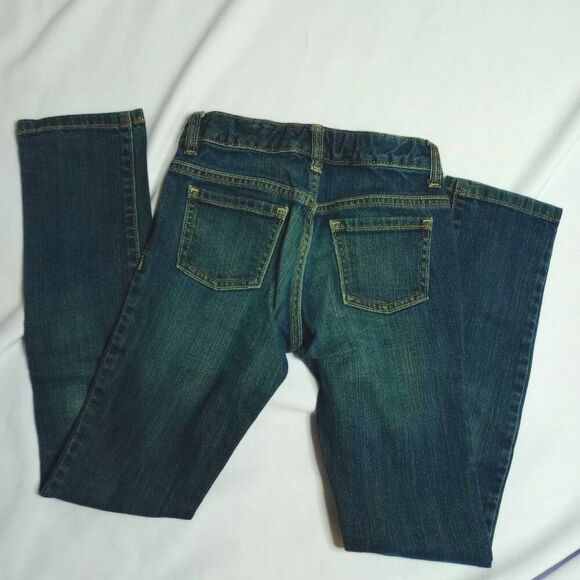 ⭐ Old Navy Girls Kids Youth Skinny Stretch Slim Blue Denim Jeans Pants sz: 10 - Picture 3 of 5